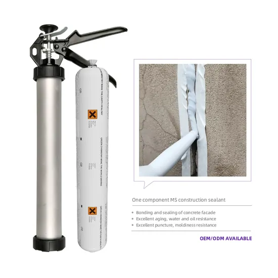Низколетучий атмосферостойкий модифицированный силановый силиловый полимерный герметик Ms Polymer
